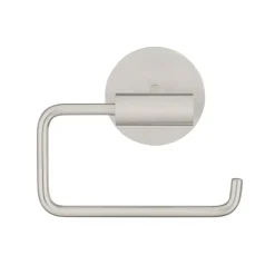 Toilettenpapierhalter 'Meleto' Edelstahl matt 13,5 x 5,5 x 11 cm, Klebemontage