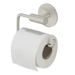 Toilettenpapierhalter 'Meleto' Edelstahl matt 13,5 x 5,5 x 11 cm, Klebemontage