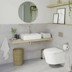 Toilettenpapierhalter 'Noa' Zink nickelfarben