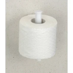 Toilettenpapierhalter 'Orea' Edelstahl weiß matt