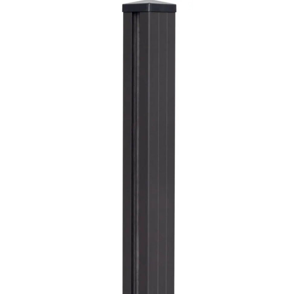 Tor-Pfosten Aluminium anthrazit 9 x 9 x 240 cm