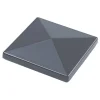 Torpfostenkappe Aluminium anthrazitgrau 80 x 80 mm