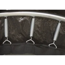 Trampolin Stahl schwarz Sicherheitsnetz Ø 244 x 205 cm