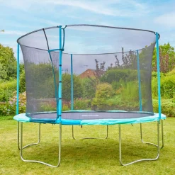 Trampolin 'UP12' blau 366 x 272 x 120 cm