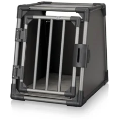 Transportbox S Aluminium graphitfarben 48 x 56 x 61 cm