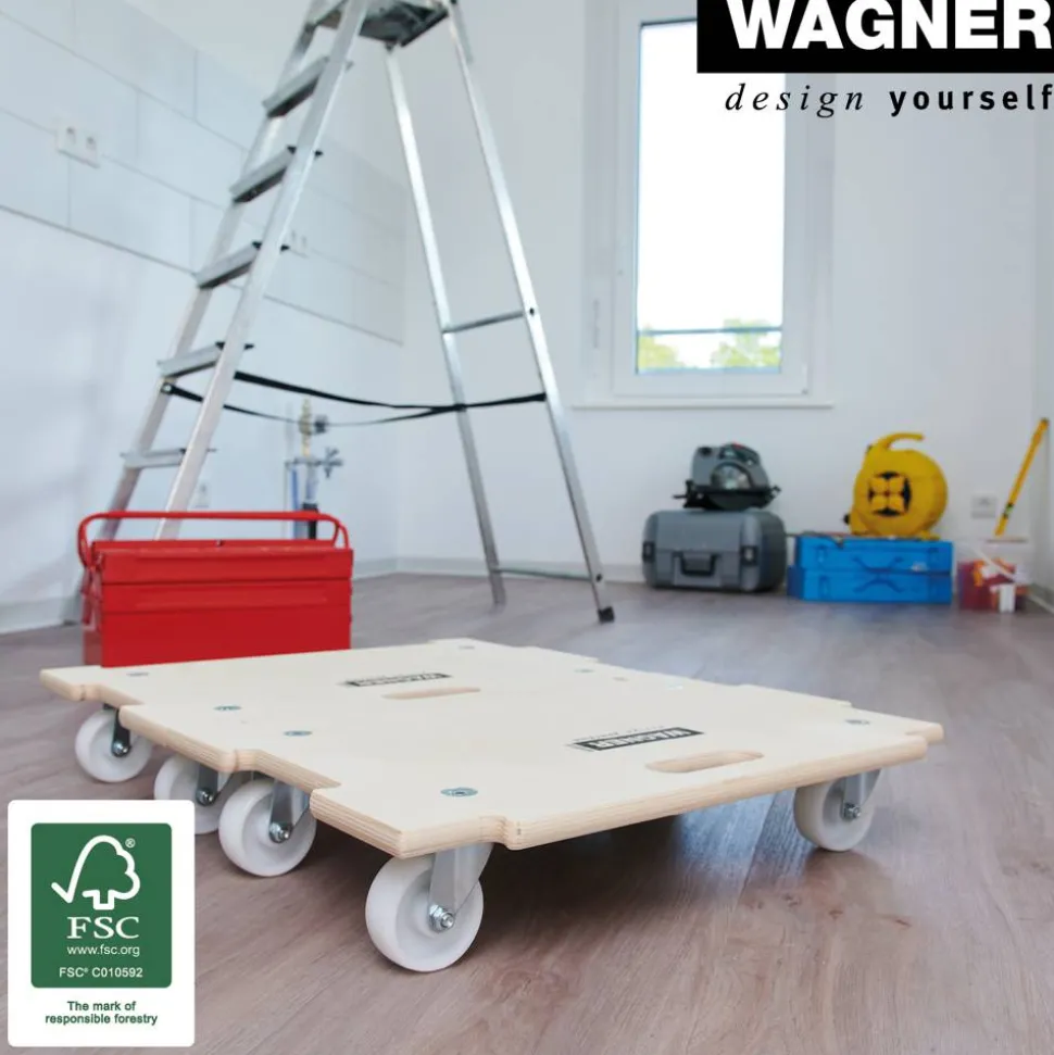 Transporthilfe 'MM 1382' Birkenholz natur Tragkraft 250 kg