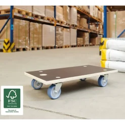 Transporthilfe 'MM1142' braun 57,5 x 30 x 11 cm, 250 kg