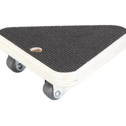 Transporthilfe 'MM1313' holzfarben/schwarz 14 x 14 x 4,3 cm, 100 kg