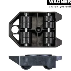Transporthilfe 'Rolly MM 3111' Kunststoff schwarz 7,9 x 11,7 cm