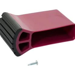 Traversenfußkappe für Stufenleitern schwarz/violett 61,5 x 20 mm