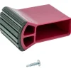Traversenfußkappe für Stufenleitern schwarz/violett 50 x 20 mm