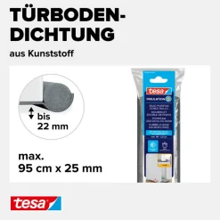 Türbodendoppeldichtung 'Insulation' grau 95 x 2,5 cm