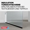 Türdichtschiene 'Insulation' für Textilböden transparent 100 x 4,3 cm