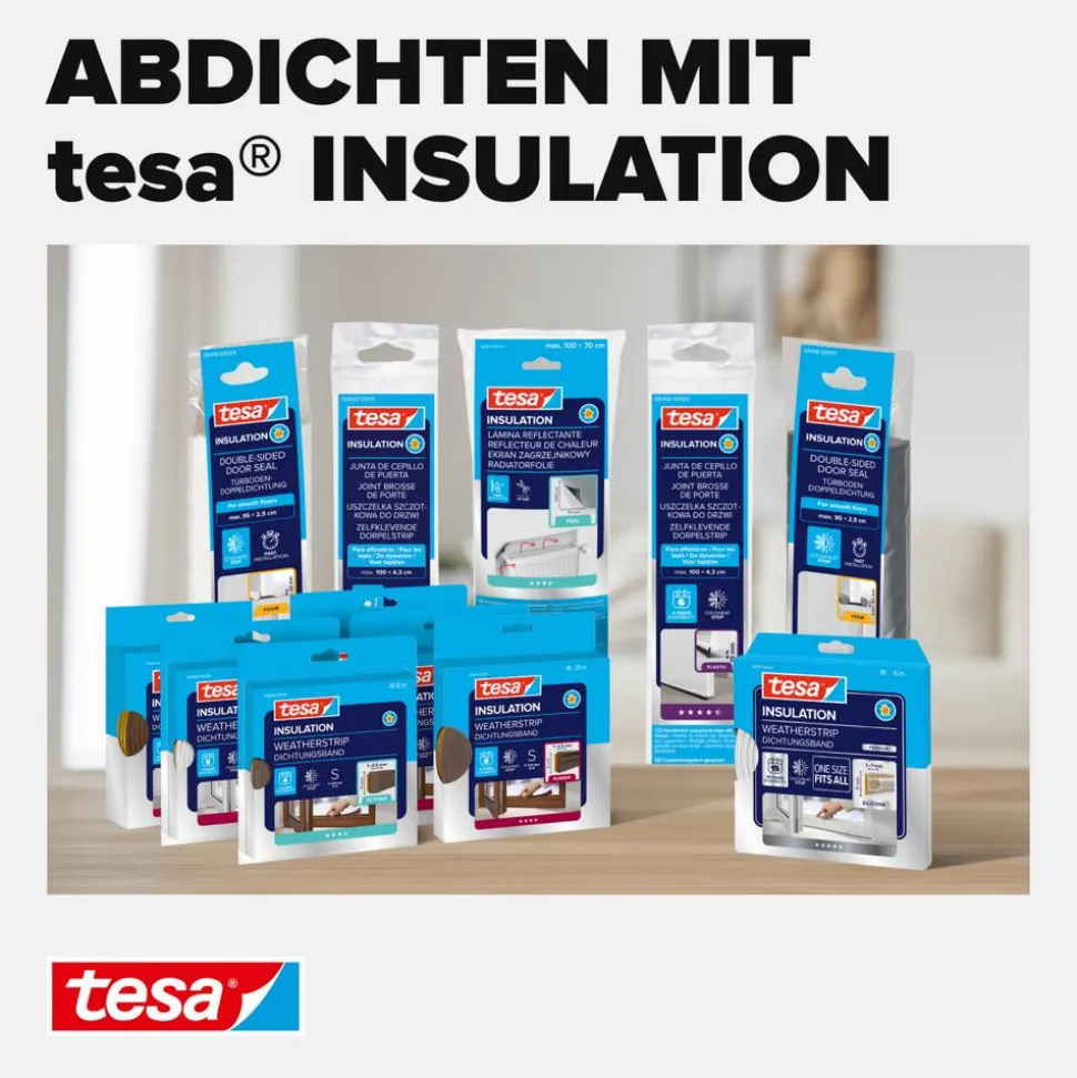 Türdichtschiene 'Insulation' für unebene Böden braun 100 x 4 cm
