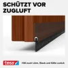 Türdichtschiene 'Insulation' für Textilböden braun 100 x 4,3 cm