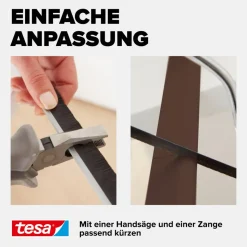 Türdichtschiene 'Insulation' für Textilböden braun 100 x 4,3 cm