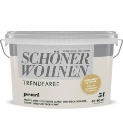 Trendfarbe 'Pearl' perlweiß matt 5 l