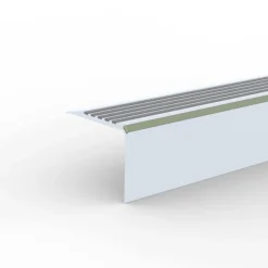 Treppenprofil 'TKNG A 40' aluminiumfarben 4 x 2,8 x 125 cm