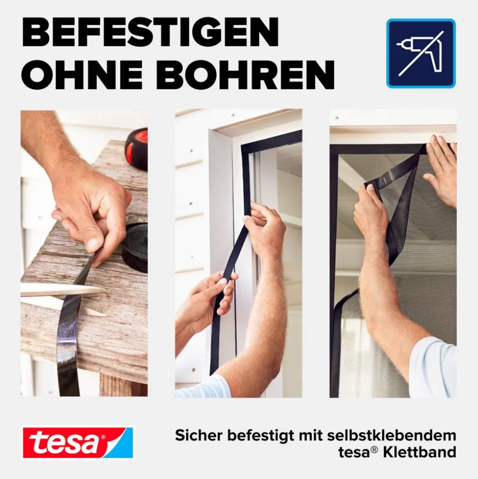 Türfliegengitter 'Magnet Vorhang' anthrazit 90 x 210 cm