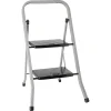 Trittleiter 2 Stufen, grau 88 cm