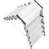 Trittleiter 'D60 StandardLine' 2 x 3 Stufen, silbern 60 cm