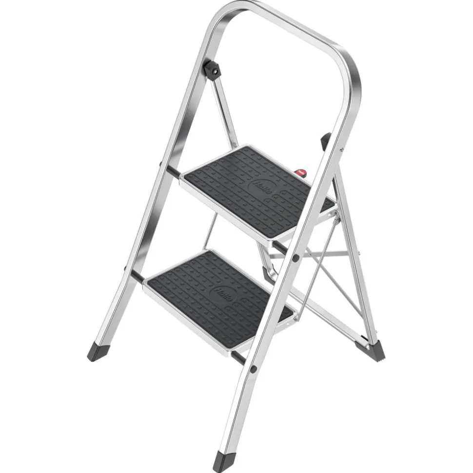Trittleiter 'K70 StandardLine' 2 Stufen, silbern 90 cm