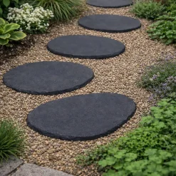 Trittplatte 'T-Court Kick Mini' Beton anthrazit 40 x 30 x 3 cm