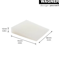 Türkeil 'EH 6925' Vollgummi weiß 70 x 15 mm 2 Stück