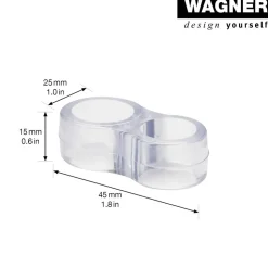 Türklinken- / Fensterpuffer 'EH 3016' Kunststoff transparent 4 Stück