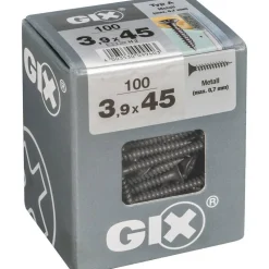 Trockenbauschraube 'Gix-A' PH2 Ø 3,9 x 45 mm 100 Stück