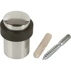 Türstopper silberfarben Ø 27/33 x 46 mm