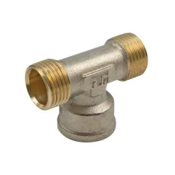 T-Stück 2 x 1/2" AG x 1/2" IG