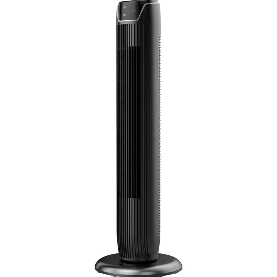 Turmventilator schwarz 91,8 cm mit Luftreiniger