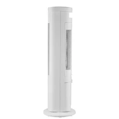 Turmventilator weiß mit Luftreinigung und Kühlung 100 cm