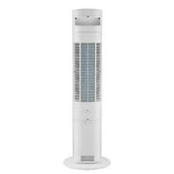 Turmventilator weiß mit Luftreinigung und Kühlung 100 cm
