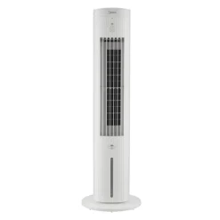 Turmventilator weiß mit Luftreinigung und Kühlung 100 cm