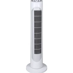 Turmventilator weiß oszillierend Ø 23,5 x 75,5 cm