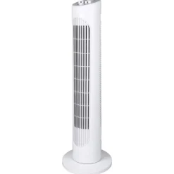 Turmventilator weiß oszillierend Ø 23,5 x 75,5 cm