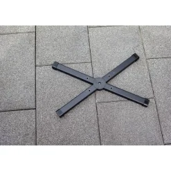 Universal Standfuß für Solarduschen schwarz