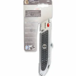 Universalmesser mit gummiertem Griff Metall inkl. 3 Klingen