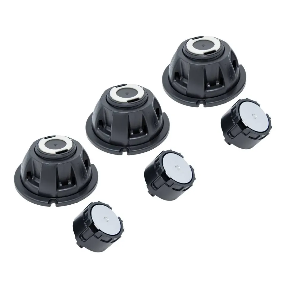 Unterbaufuß-Set für höhenverstellbar 90 - 112 mm 3-teilig