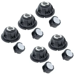 Unterbaufuß-Set höhenverstellbar 90 - 112 mm 5-teilig