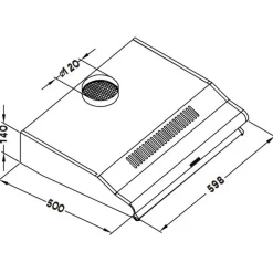 Unterbauhaube 'CH1259IXCN'