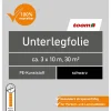Unterlegfolie Polyethylen 200 g/m² schwarz 3 x 10 m