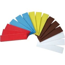 Unterlegplättchen Kunststoff 1 - 5 mm 15 Stück