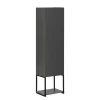 Unterregal 'New York' grau, schwarz 33 x 28 x 28 cm