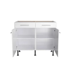 Unterschrank 'Optikomfort Bengt932' weiß 100 x 87 x 58,4 cm