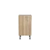 Unterschrank 'Optikomfort Erik290' eichefarben 45 x 87 x 58,4 cm