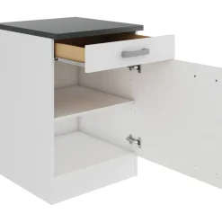 Unterschrank 'OPTIkult Oslo' weiß 60 x 84,8 x 60 cm