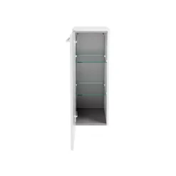 Unterschrank 'Verona' weiß glänzend 30,2 x 82,6 x 32 cm links
